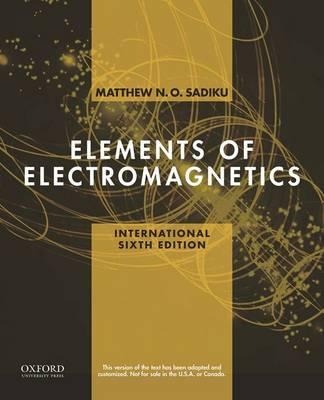 elements of electromagnetics solutions